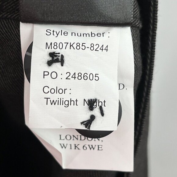 PAIGE‎ Stafford Trouser 36x32 Men's Modern Fit Twilight Night Stretch Knit NWT - Picture 11 of 12